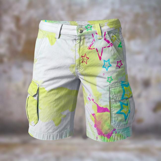 Preview: Cargohose mit Luna - Hose, lang oder kurz, bunt, 100% Polyester, Grösse S-5XL, fester Stoff, Normale Passform, Mischling, Mix, Strassenhunde